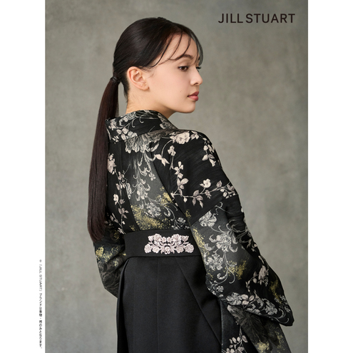 グラディエント/ブラック【JILL STUART】（袴：ブルームオブスプリング刺繡/ブラック)