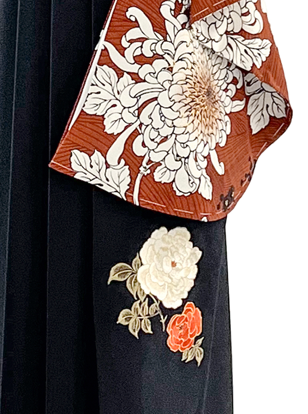 10プレゼント半衿 薔薇 逃げ込める