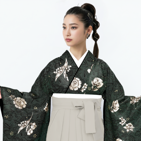 フルール/グリーン【JILL STUART】（袴：スズランフルール刺繡/オフホワイト)