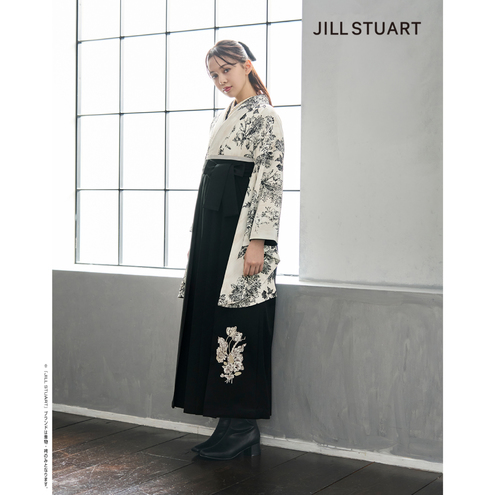 ボタニカルメモリー/ブラック【JILL STUART】（袴：ブルームオブスプリング刺繡/ブラック)