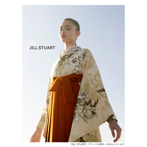 パンジー/ベージュ【JILL STUART】（袴：スズランフルール刺繡/テラコッタオレンジ)