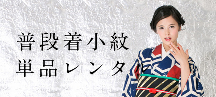普段着小紋/単品レンタル